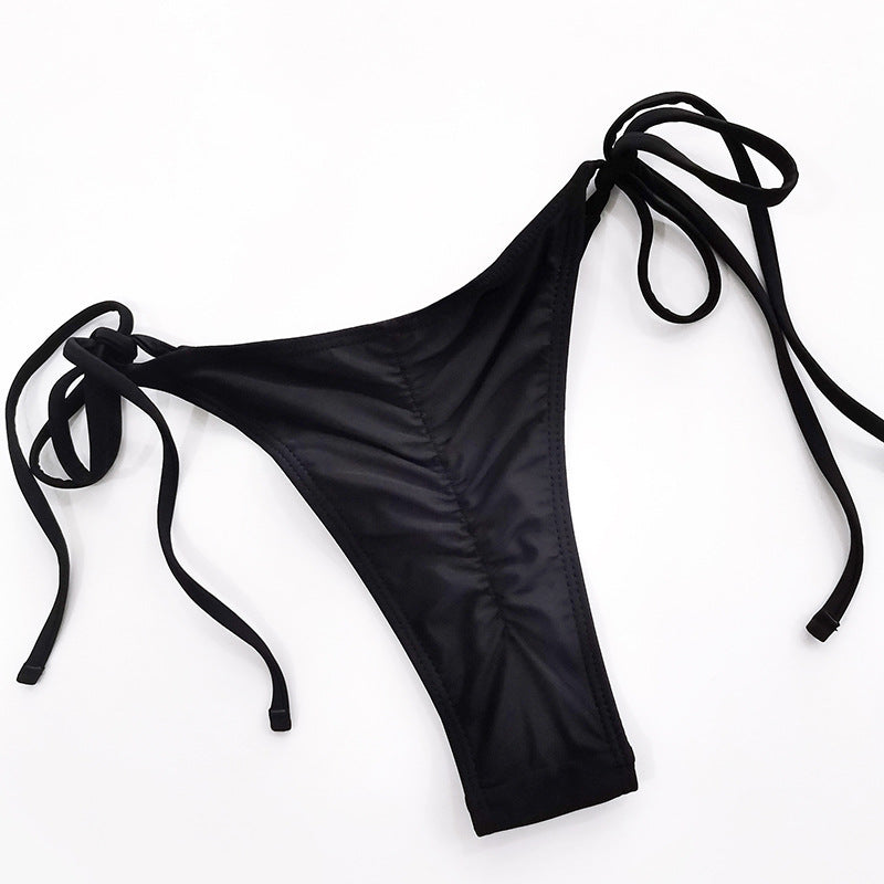 Damen Triangel-Bikini mit verstellbaren Bindebändern und komfortablem Schnitt Drune