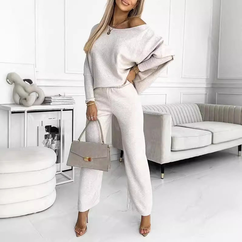 Damen Elegantes und lässiges Loungewear-Set mit weiter Passform Drune