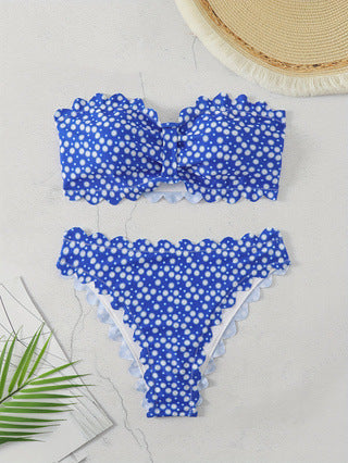 Damen Bikini-Set mit floralem Muster Drune