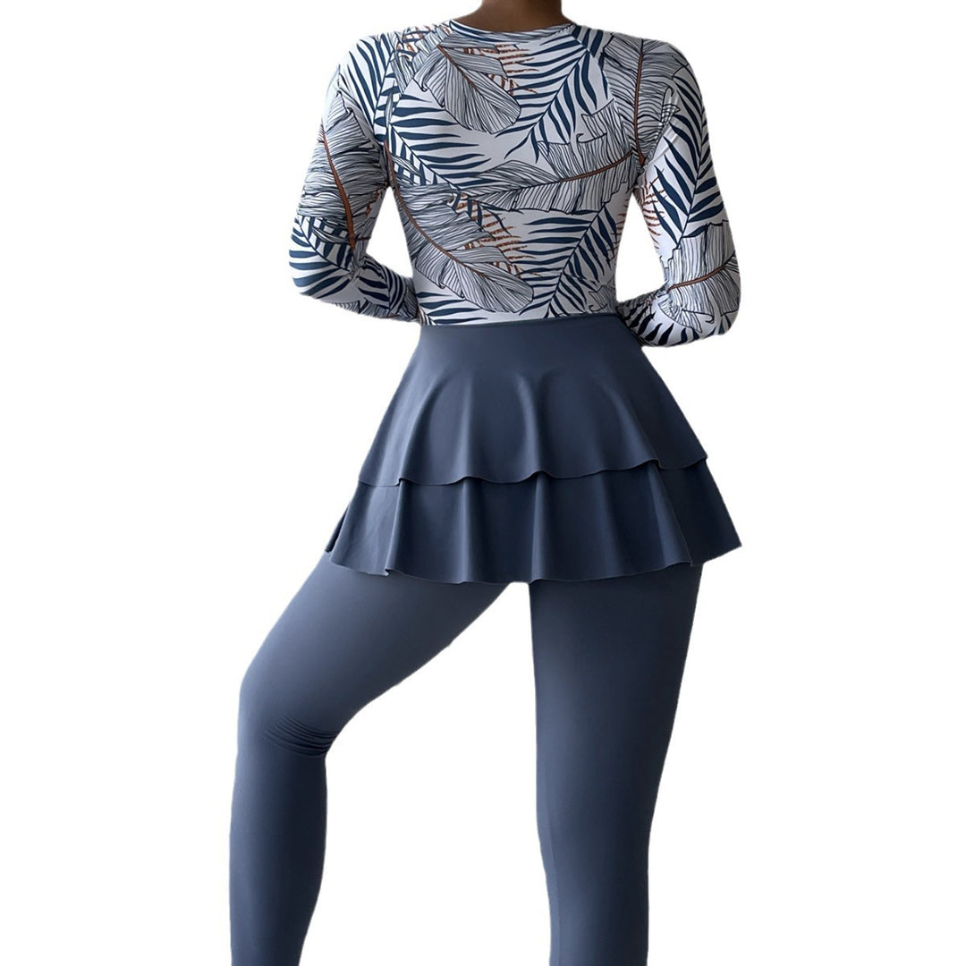 Damen Sportlicher UV-Schutz-Einteiler mit Volant Drune