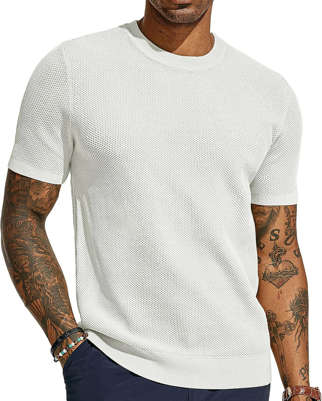 Herren atmungsaktives Netz-T-Shirt Drune