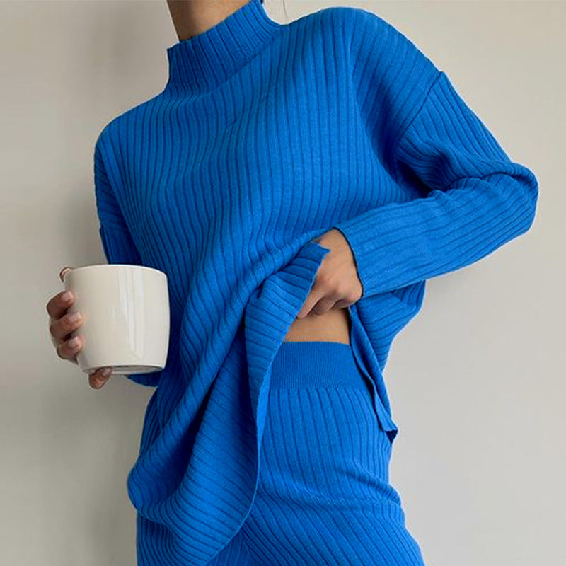 Damen grob strukturierter Oversized Pullover Drune