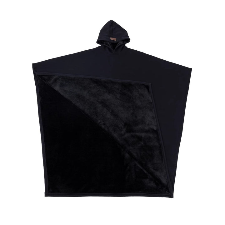 Unisex nan Kapuzen-Poncho Kuscheldecke mit weichem Futter und großzügigem Oversize-Schnitt Drune