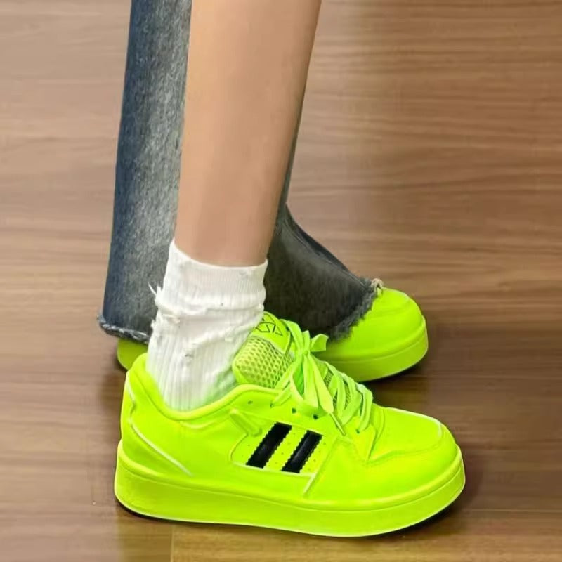 Damen Trendige Sneakers mit reflektierenden Akzenten und dämpfender Sohle Drune