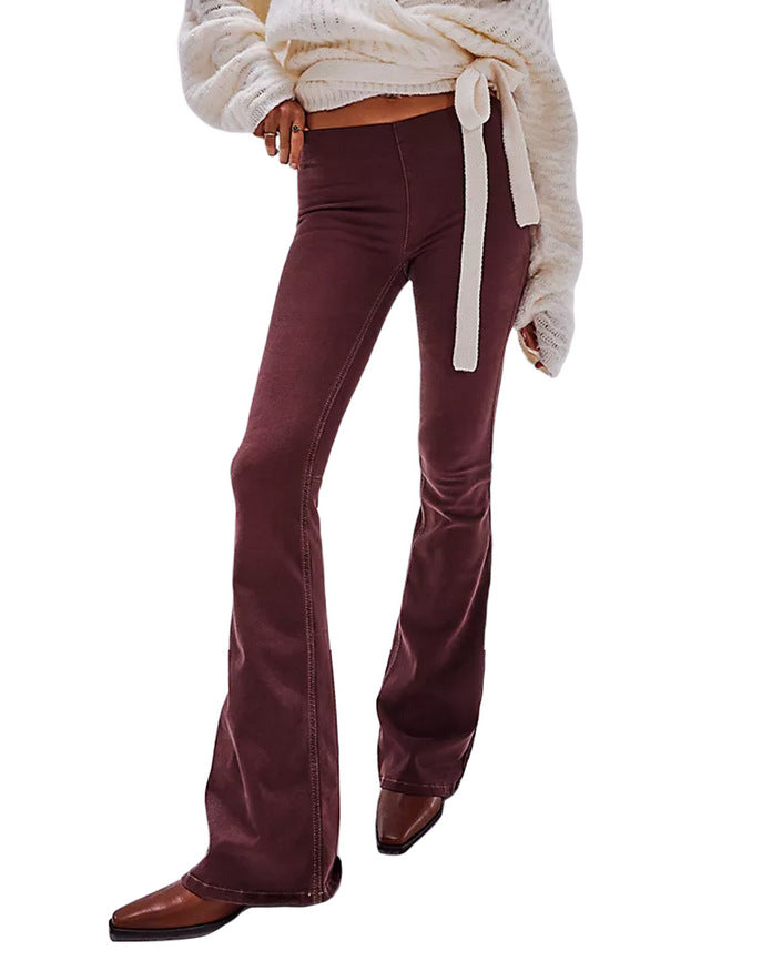 Damen Flared Jeans im lässigen Schnitt mit hohem Bund und formschmeichelnder Silhouette Drune