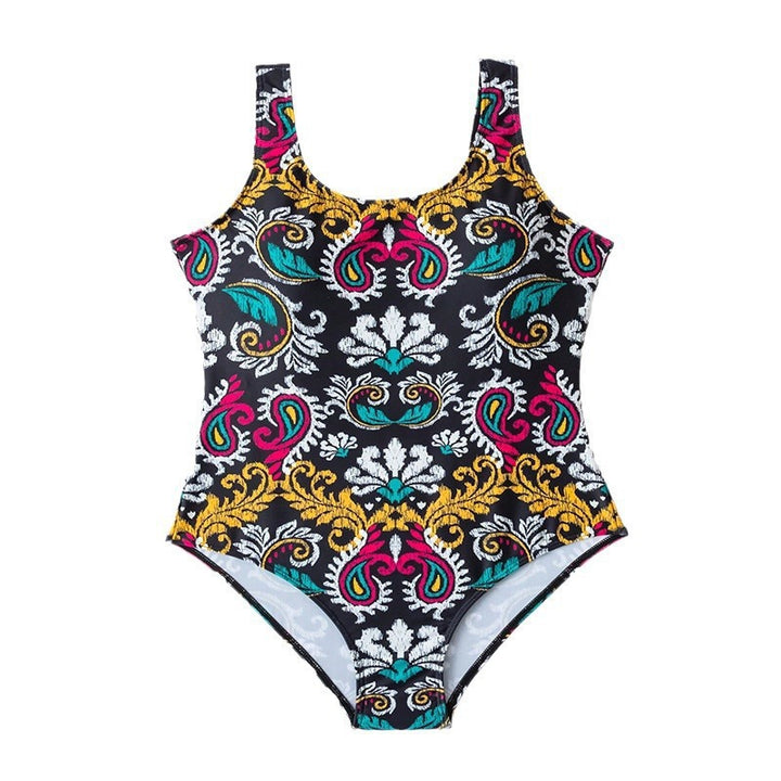 Damen Einteiliger Badeanzug mit modischem Boho-Muster Drune