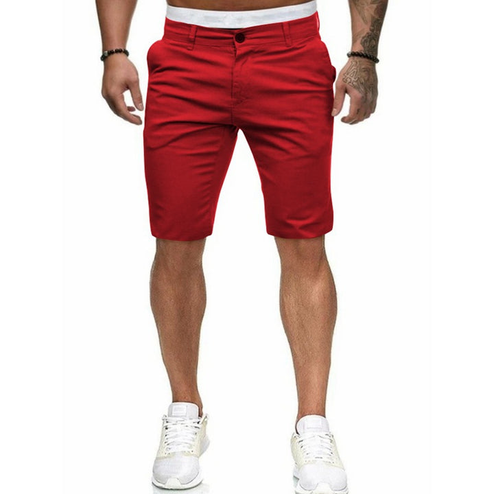 Herren Chino Stil Freizeit Shorts Drune