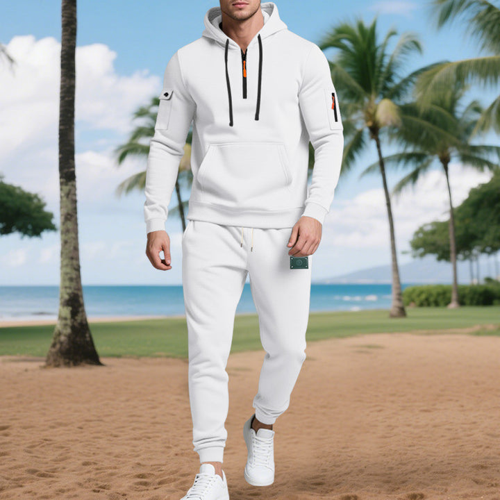 Herren Freizeit-Sweatset mit praktischen Taschen und Kordelzug Drune