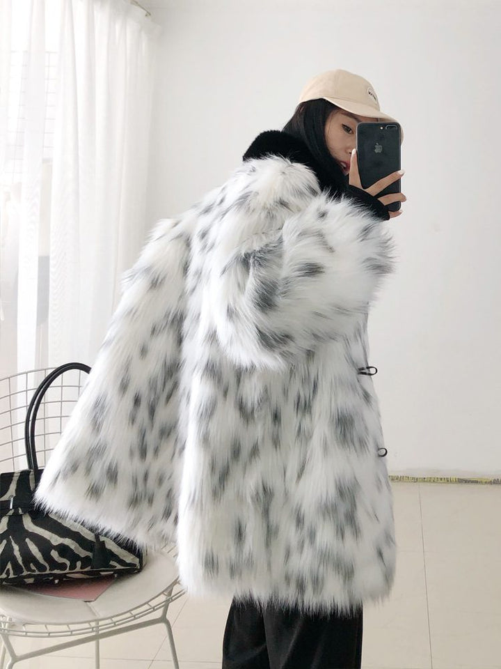 Drune | Kunstpelz-Mantel - Auffälliges Statement-Stück - Polyester-Mischung - Winter Straßenstil