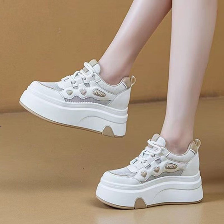 Damen Plateausneakers mit trendigem Design und komfortabler Dämpfung Drune
