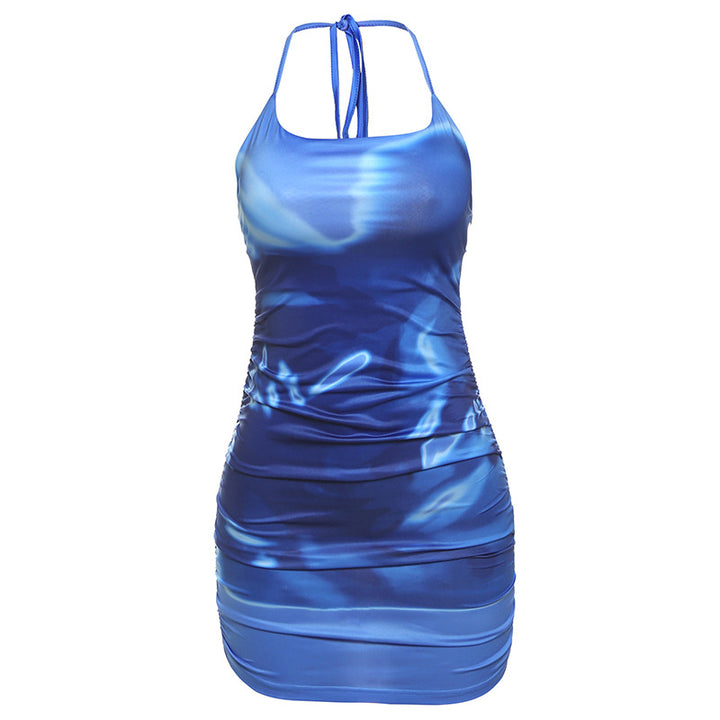 Damen Kurzkleid mit raffinierten Rüschendetails und atmungsaktivem Material Drune