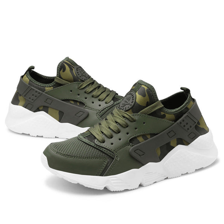 Damen sportliche Sneaker mit atmungsaktiver Oberflächenstruktur und rutschfester Sohle Drune