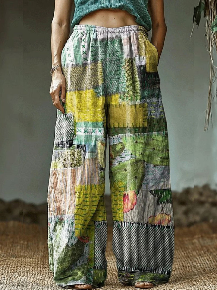 Damen Weite Inspiration Palazzohose Drune