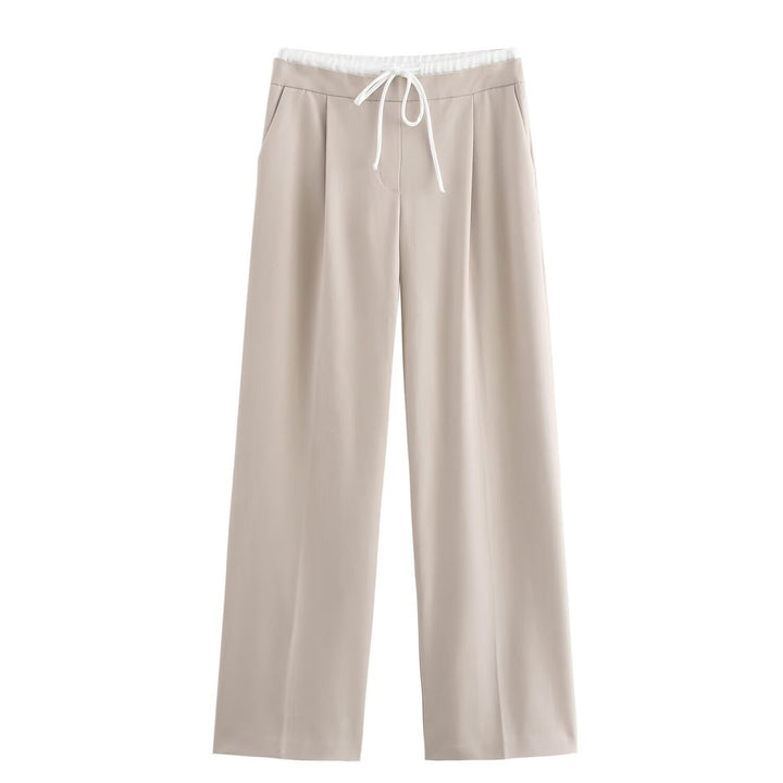 Damen elegante und bequeme Palazzo-Hose Drune