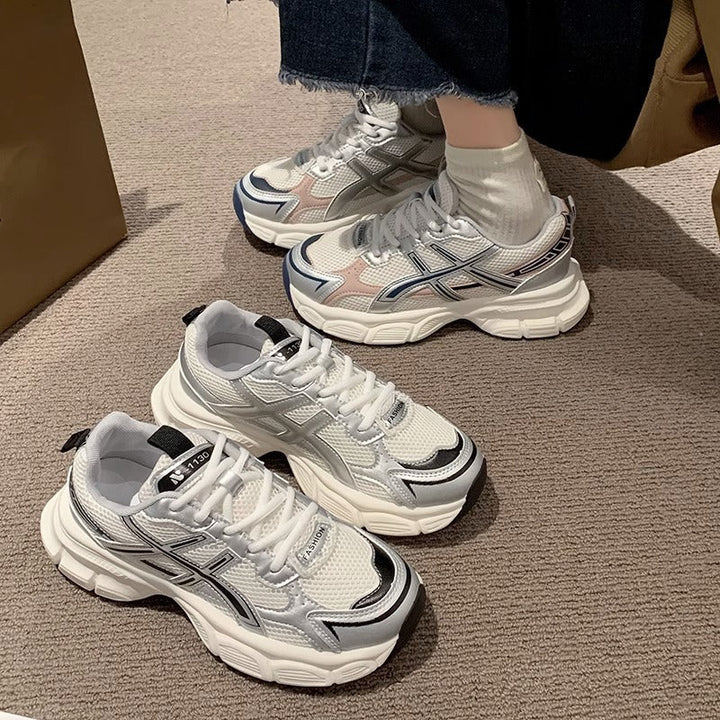 Damen Sportliche Lifestyle-Sneaker mit atmungsaktivem Obermaterial Drune