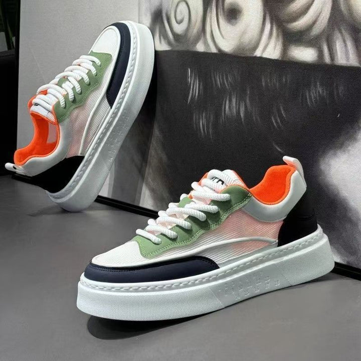 Damen modische Sneakers mit hohem Komfort und trendigen Farbakzenten Drune