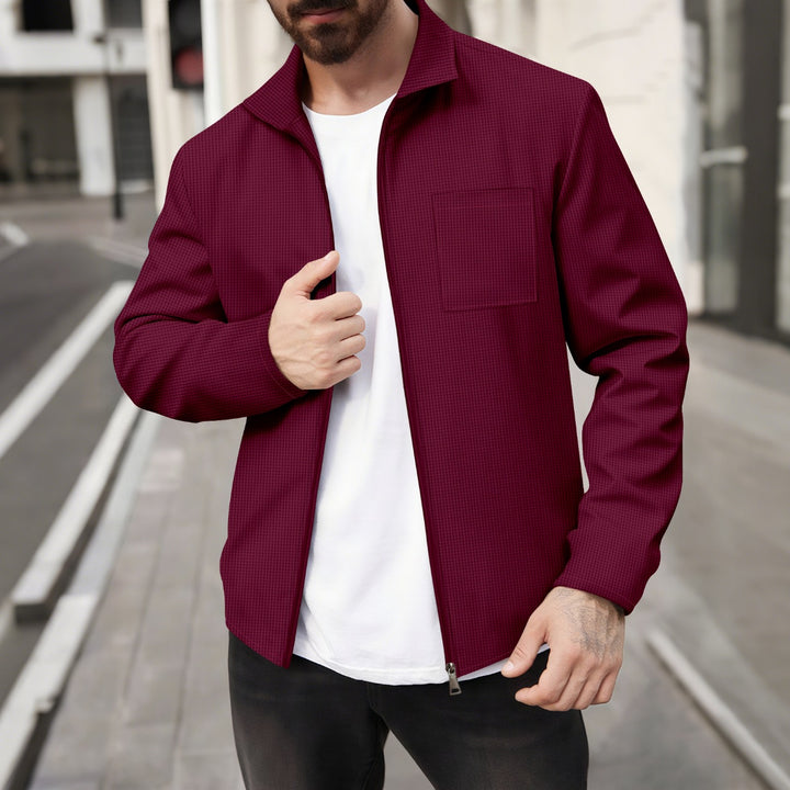 Herren modische Jacke mit strukturiertem Design Drune