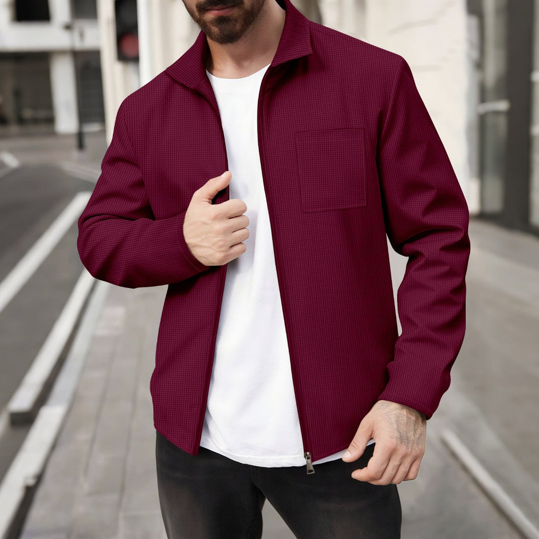 Herren modische Jacke mit strukturiertem Design Drune