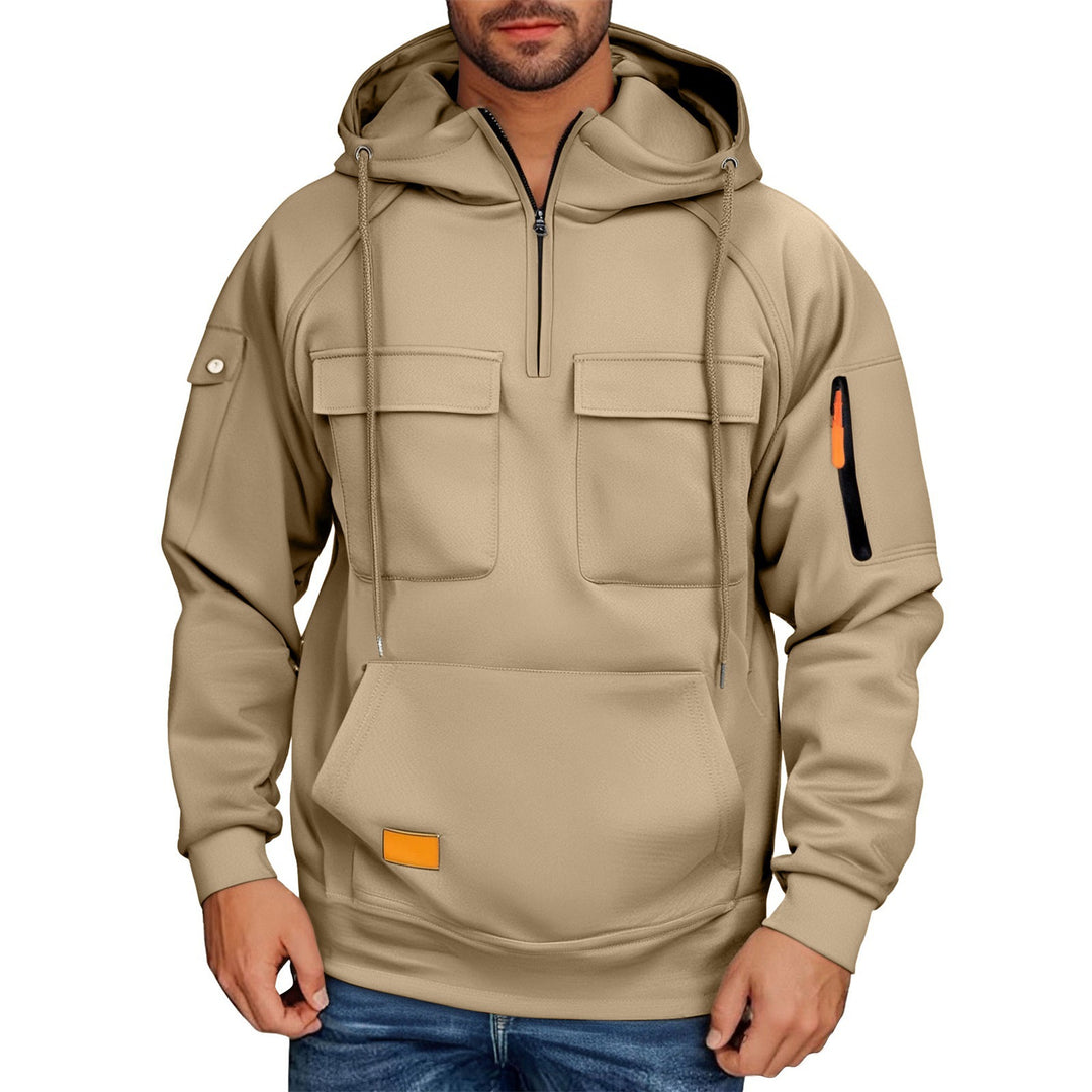 Herren Alltags-Hoodie mit praktischen Taschen Drune