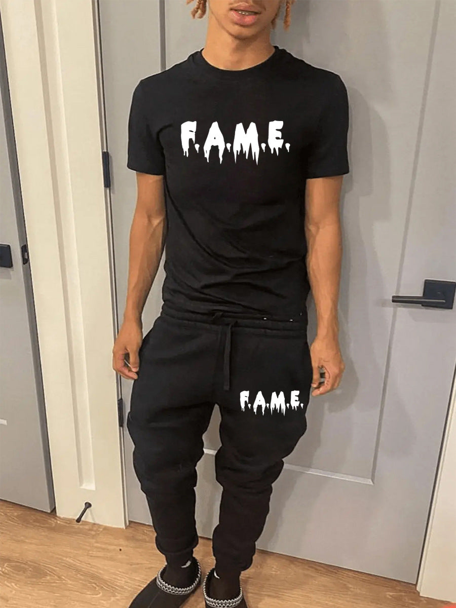 Damen Kapuzenjacke und Jogginghose Set mit modernem Logo-Druck Drune