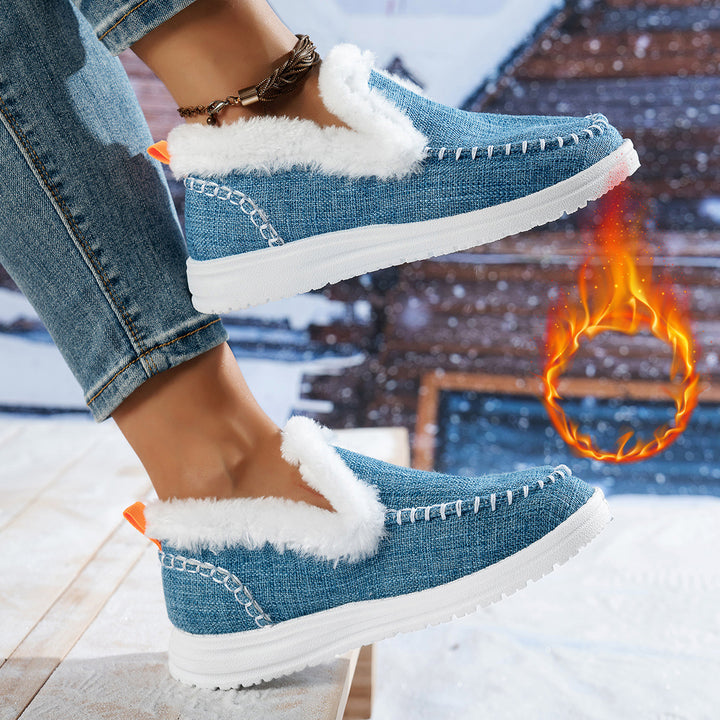 Damen Bequeme und kuschelig gefütterte Sneaker Drune