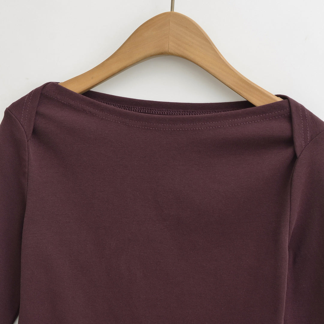 Damen Langarmshirt mit lässigem Schnitt und modernen Details Drune