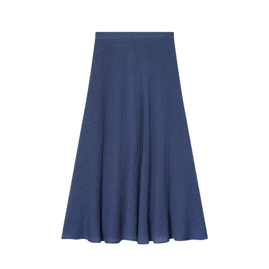 Damen Maxirock mit fließendem Schnitt und asymmetrischen Details Drune