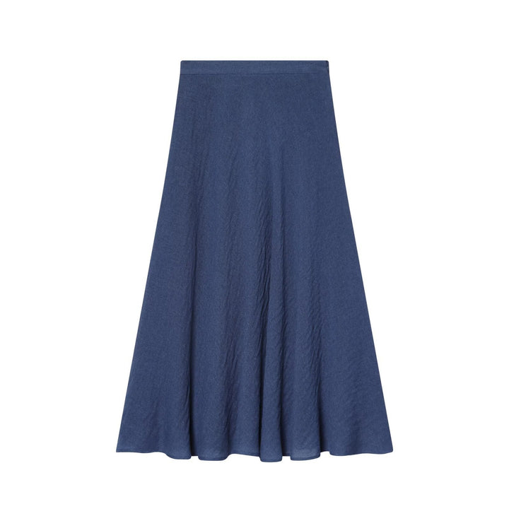 Damen Maxirock mit fließendem Schnitt und asymmetrischen Details Drune
