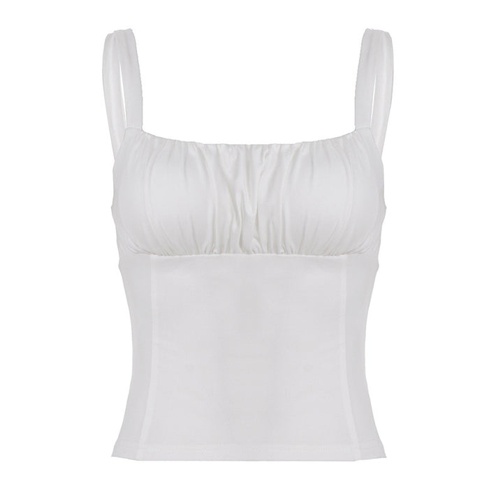 Damen-Bustier-Oberteil mit schmeichelnder Passform und feinen Rüschen Drune