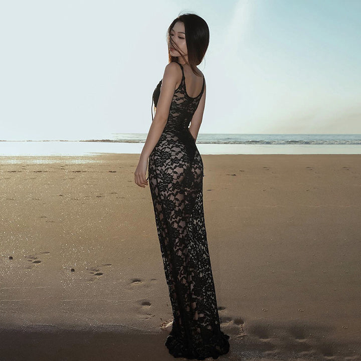 Damen Spitzenkleid im attraktiven Schnitt Drune