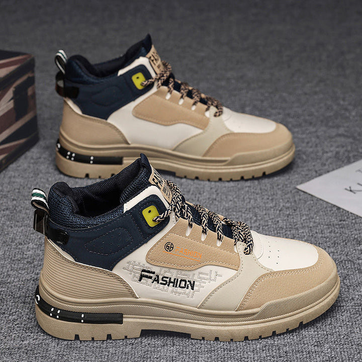 Damen modische High-Top Sneakers mit stylischem Design und rutschfester Sohle Drune