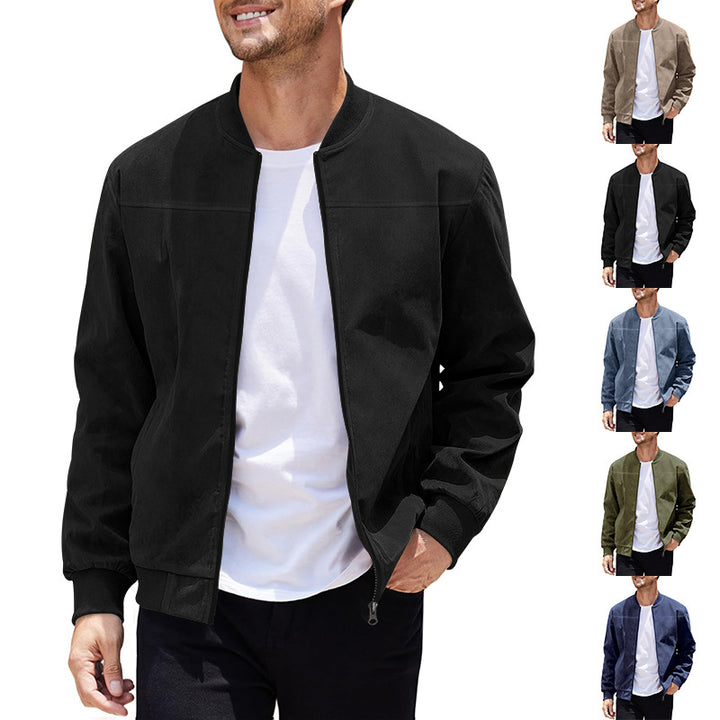 Herren stylische Bomberjacke mit sportlichem Schnitt Drune