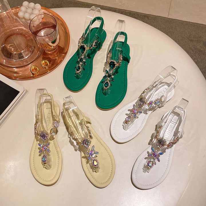 Drune | Glitzernde Sandalen Mit Strass