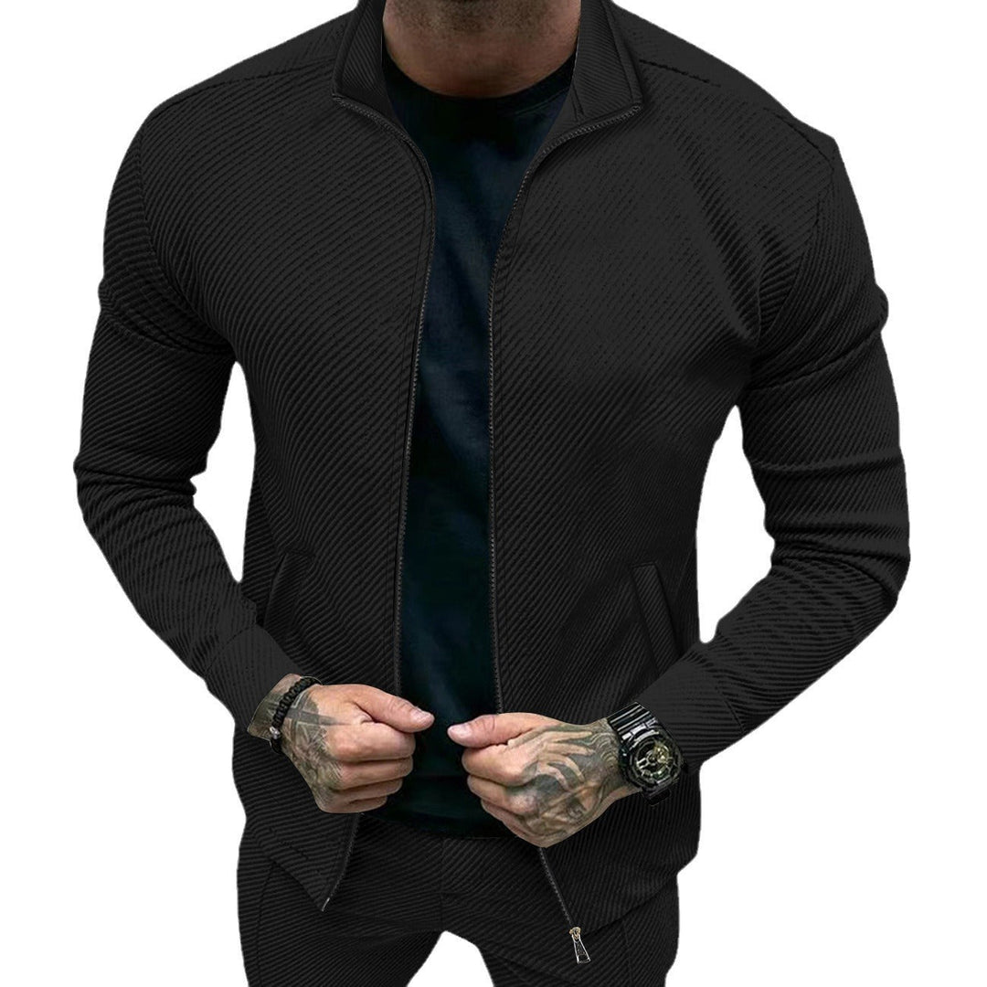 Herren sportliche Jacke mit strukturiertem Design Drune