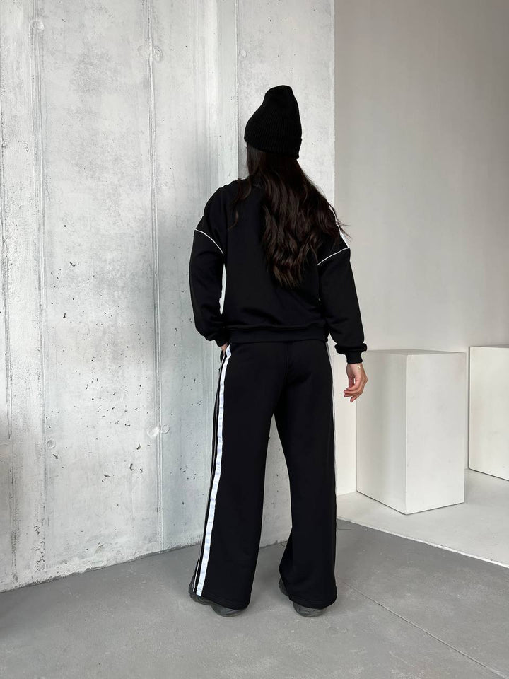 Damen elegantes und lässiges Lounge-Set mit weitem Schnitt Drune