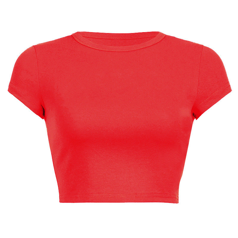 Damen Figurbetontes Crop-Top Drune