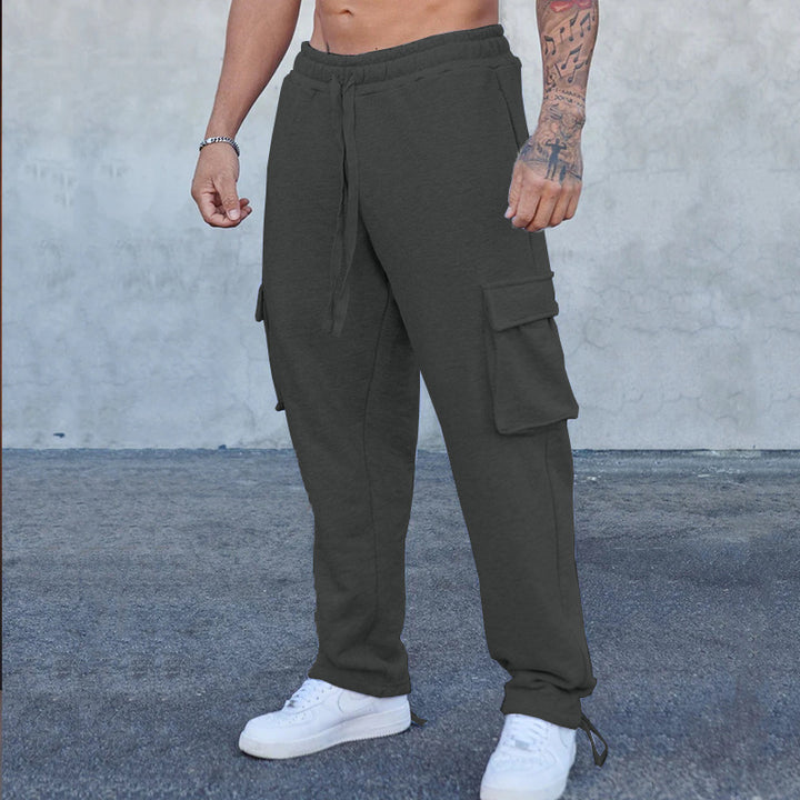 Herren Cargo-Jogginghose mit verstellbarem Bund und praktischen Seitentaschen Drune