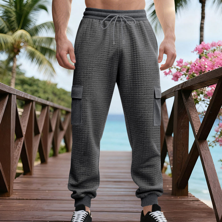 Herren Cargo-Jogginghose mit elastischem Bund und praktischen Seitentaschen Drune