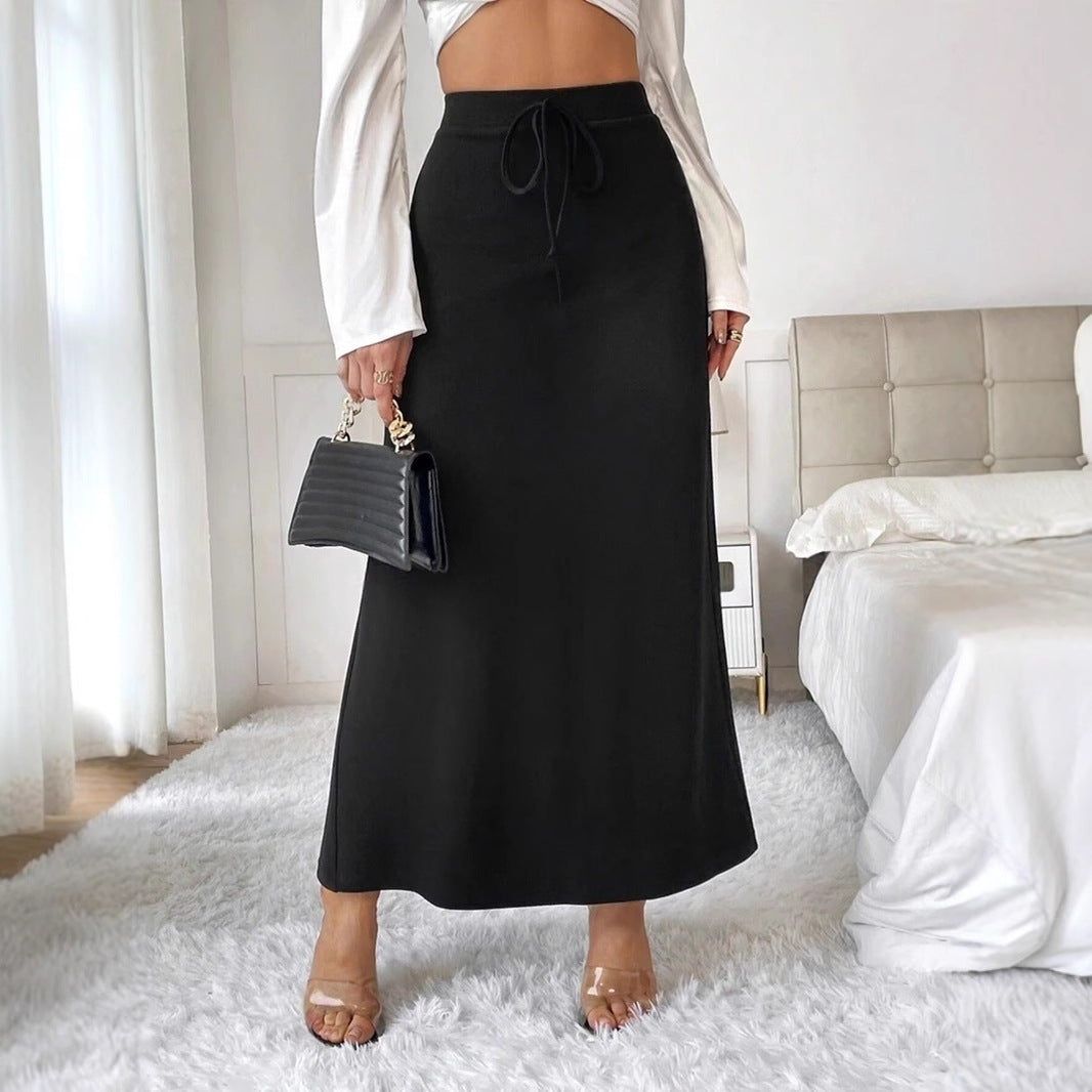 Damen Midi-Rock mit verstellbarem Bund Drune