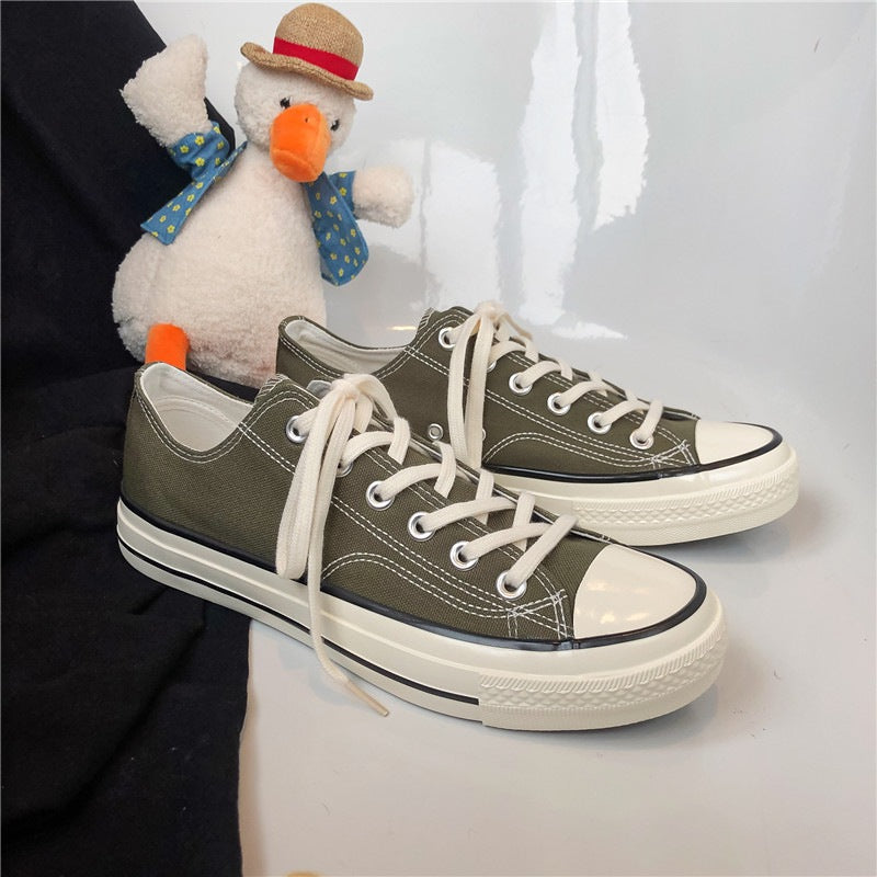 Damen Leichte Canvas-Sneaker mit rutschfester Sohle Drune