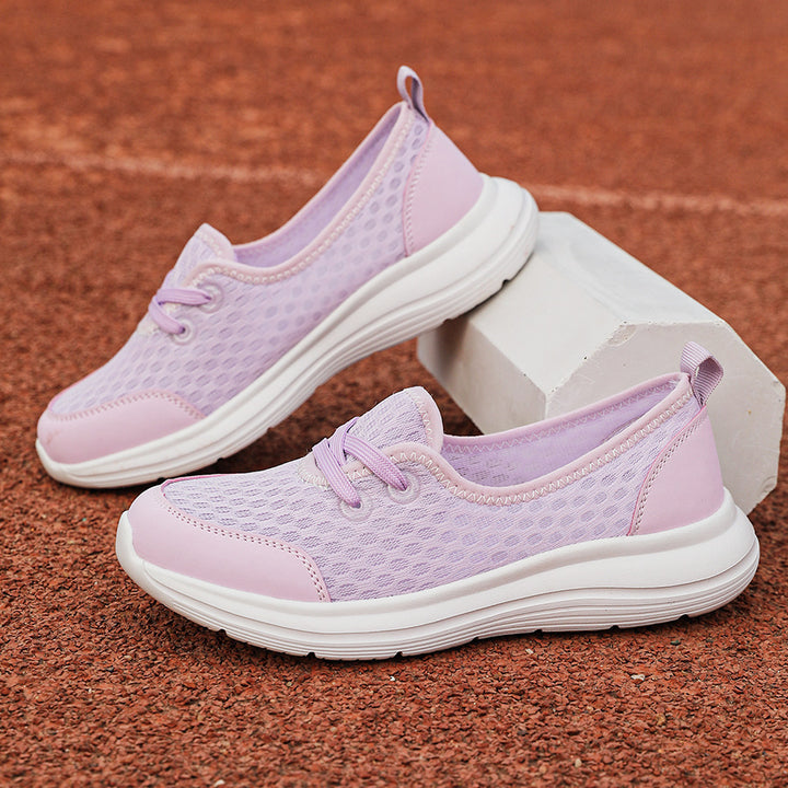 Damen nan atmungsaktiver Schlupfsneaker mit viskoelastischem Fußbett und rutschfester Sohle Drune