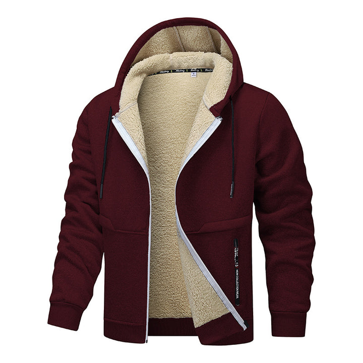 Herren kuschelige Fleecejacke mit hoher Wärmedämmung Drune