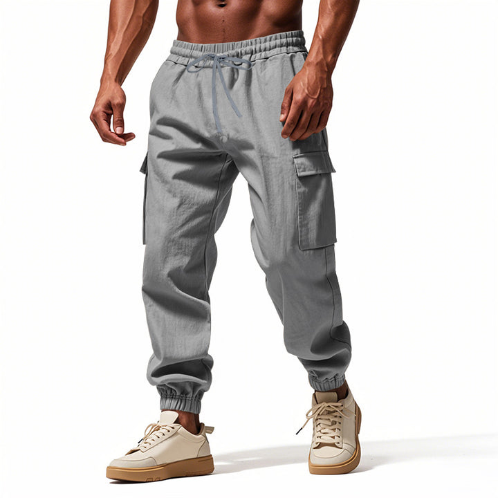 Herren Cargo-Hose mit elastischem Bund und praktischen Taschen Drune