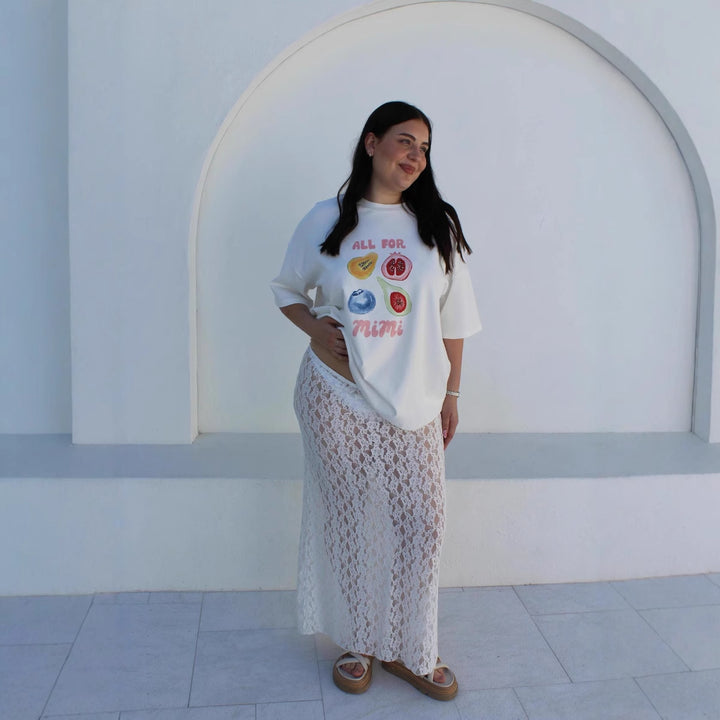 Damen Oversized T-Shirt Drune