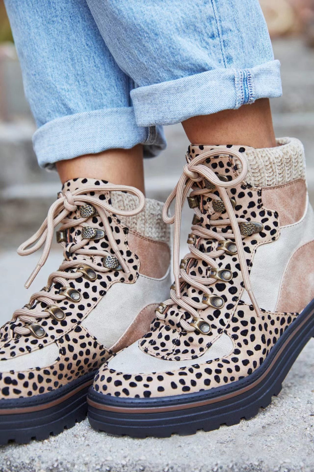 Drune | Leoparden-Stiefel