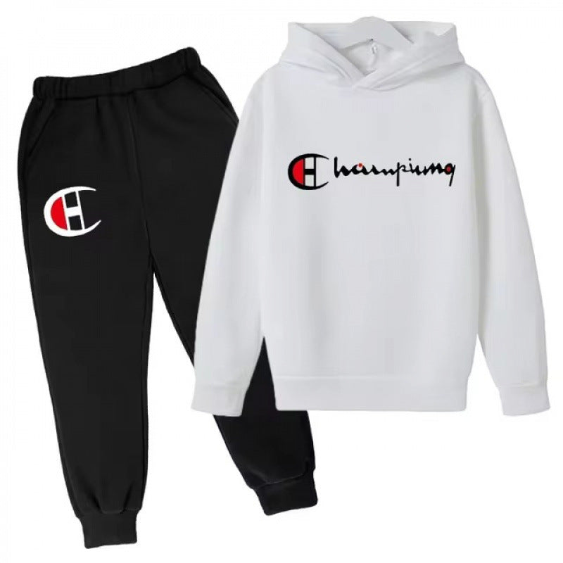 Unisex nan Kapuzenpullover mit Jogginghose Freizeitset Drune