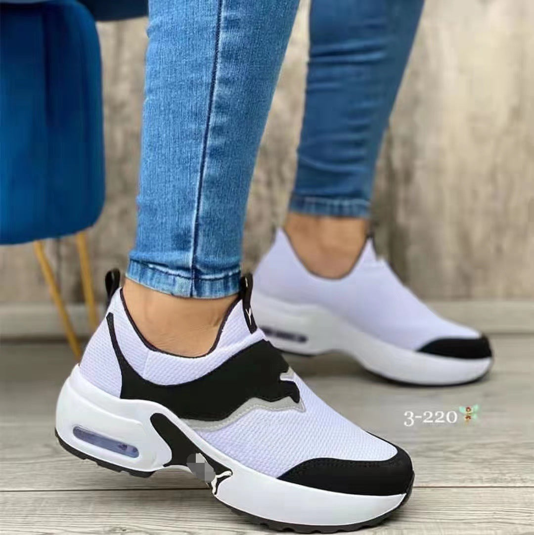 Damen Komfort-Sneaker mit atmungsaktivem Mesh-Obermaterial und gepolsterter Sohle Drune