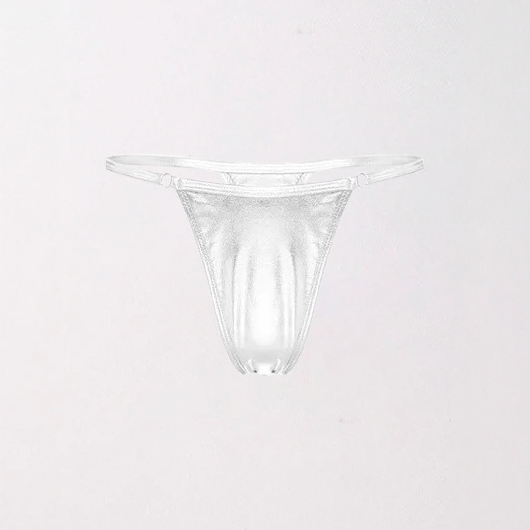 Damen Minimalistischer Spitzenstring Drune