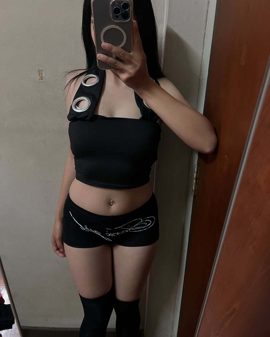 Damen Sportliches Top mit verstellbaren Riemen Drune