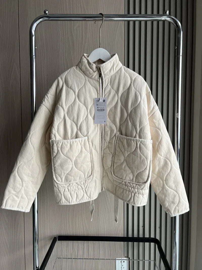 Drune | Oversized gesteppte Jacke - Bomberstil
